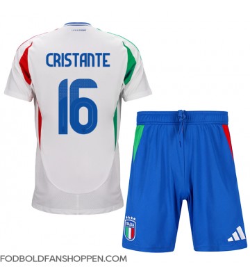 Italien Bryan Cristante #16 Udebanetrøje Børn EM 2024 Kortærmet (+ Korte bukser)